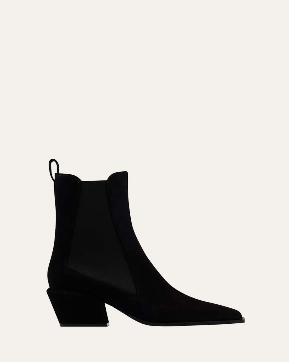 Bettina Suede Ankle Boots